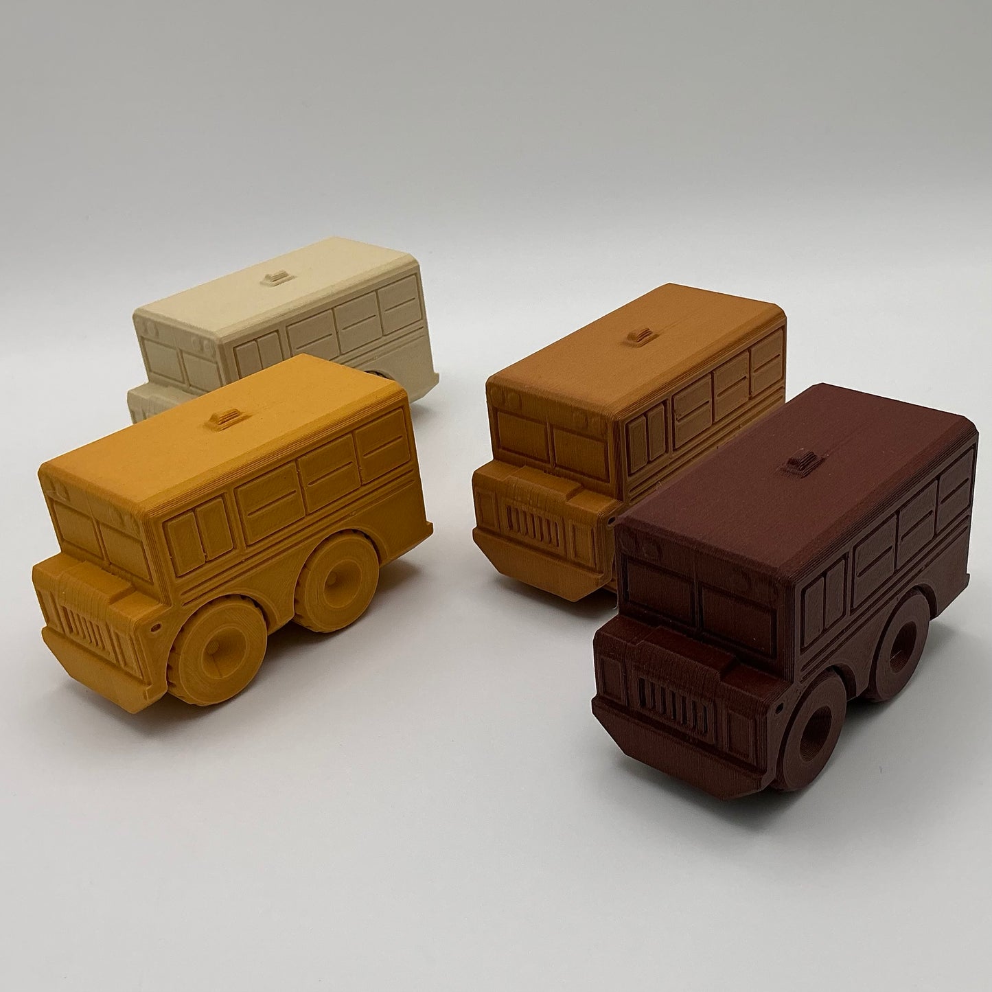 School Bus Transport Vehicle - Wood PLA