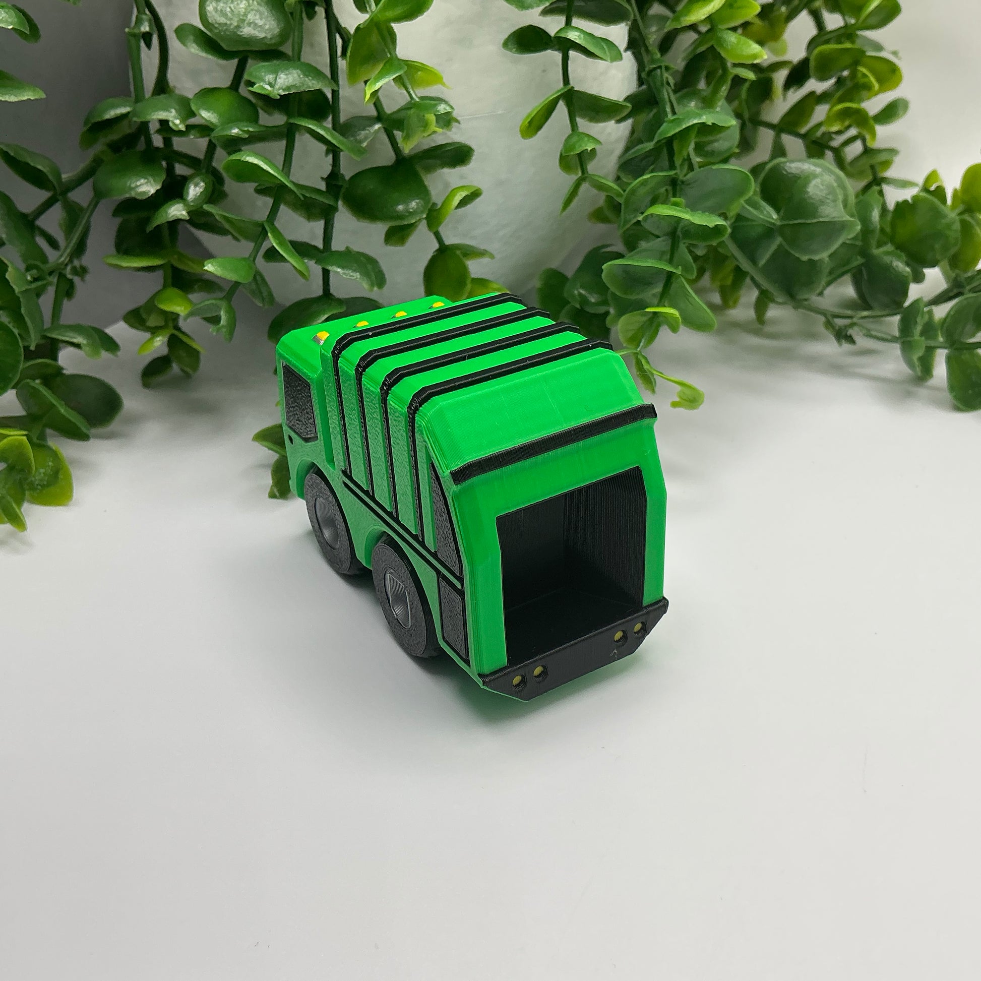 3D Printed Multi Coloured Children's Garbage Truck Vehicle Indoor & Outdoor Toy  - Alternative View