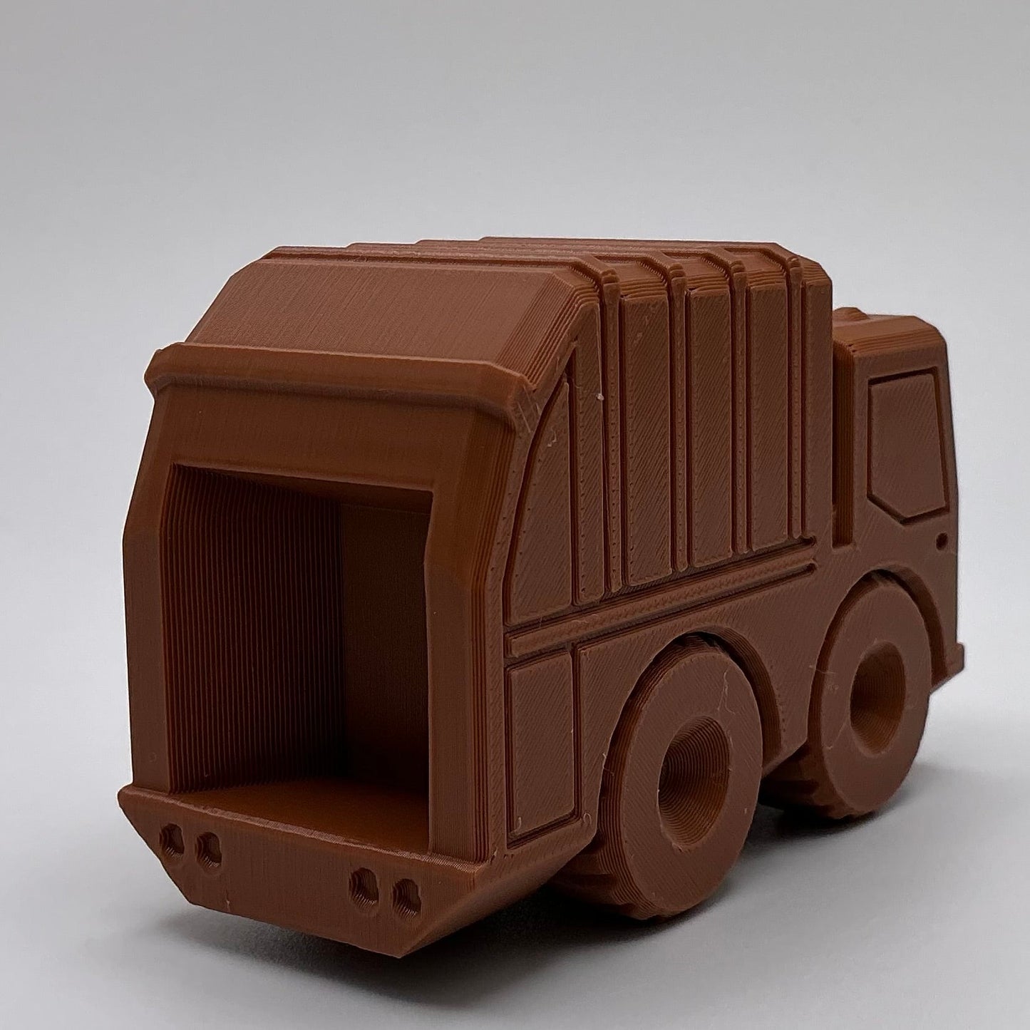 3D Printed Garbage Truck Toy Articulated Recycling Vehicle Durable Kids Toy Truck Eco-Friendly