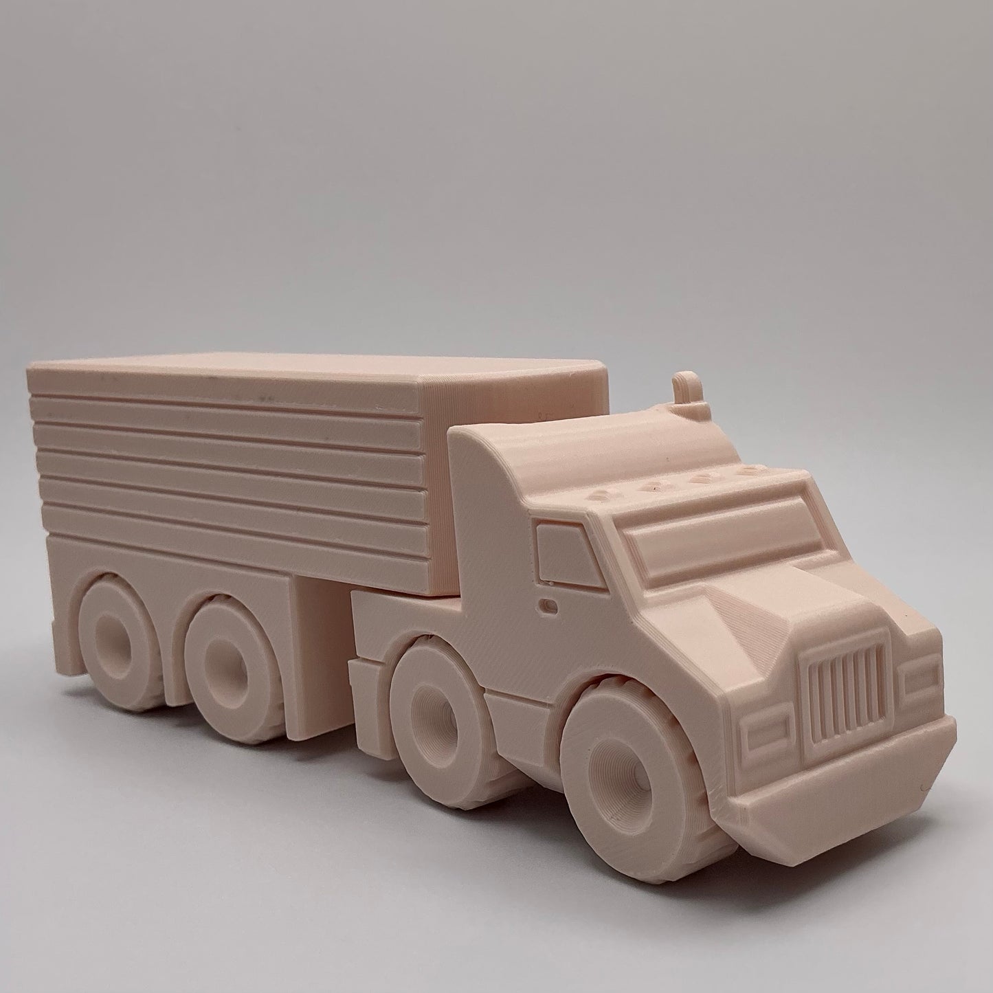 American Semi Truck Transport Vehicle
