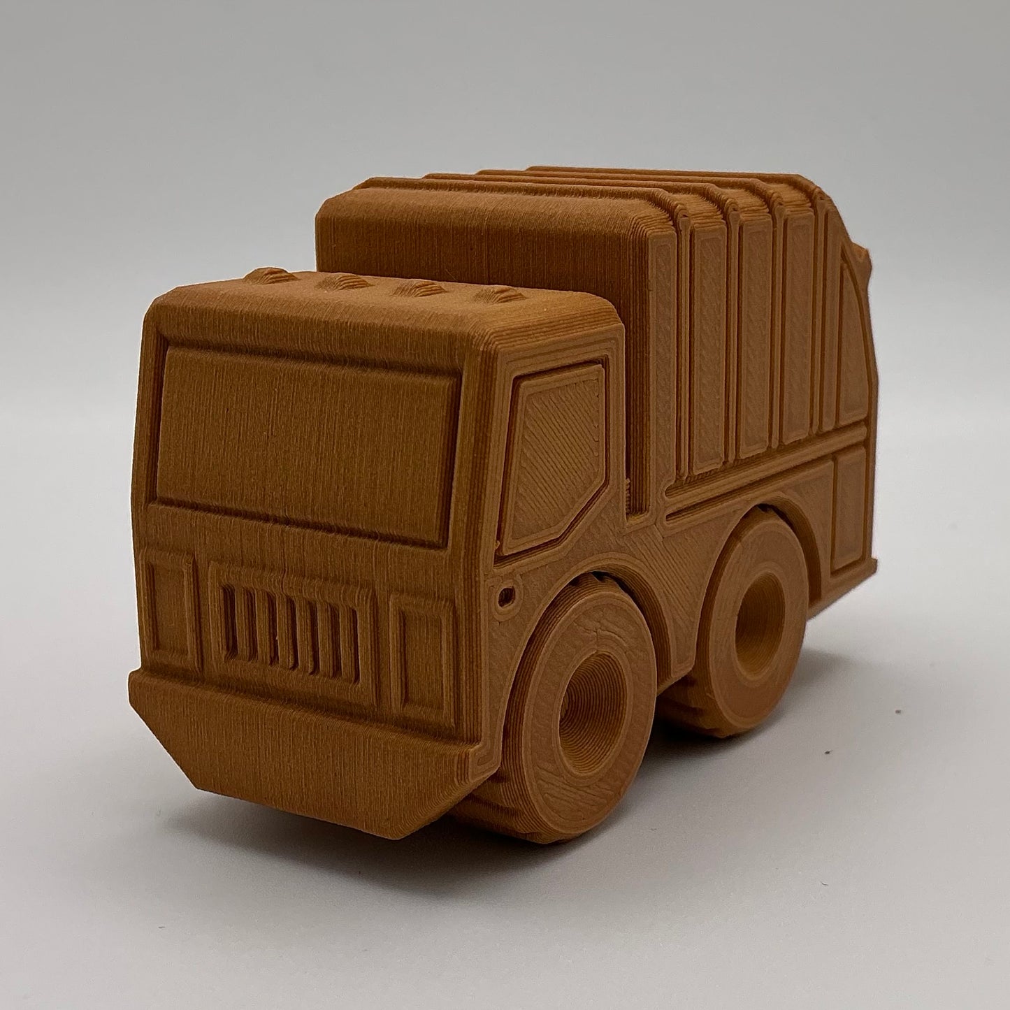 Garbage Truck Transport Vehicle - Wood PLA