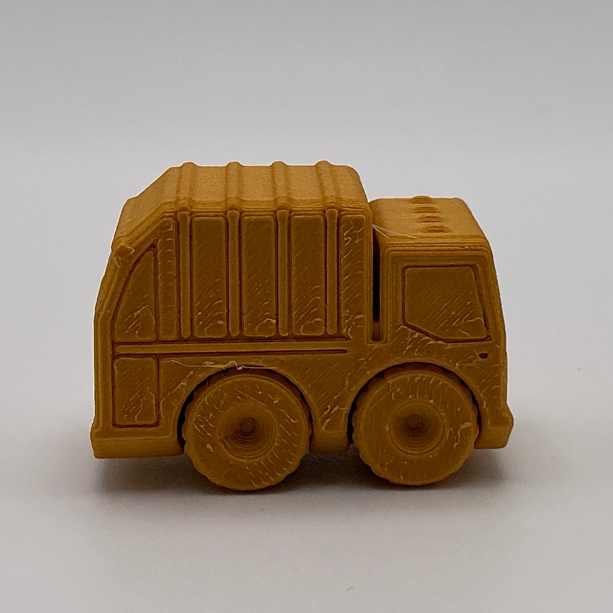 Garbage Truck Mini Transport Vehicle Wood PLA