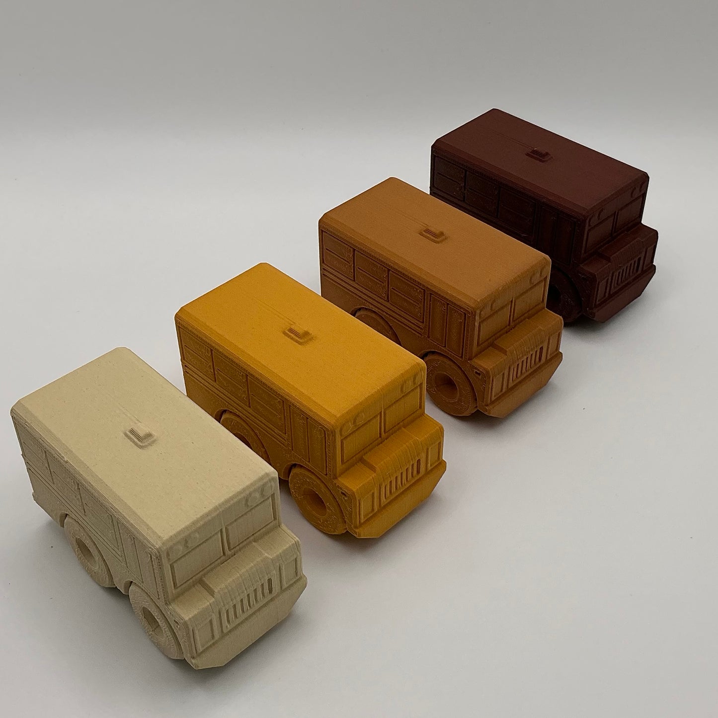 School Bus Transport Vehicle - Wood PLA