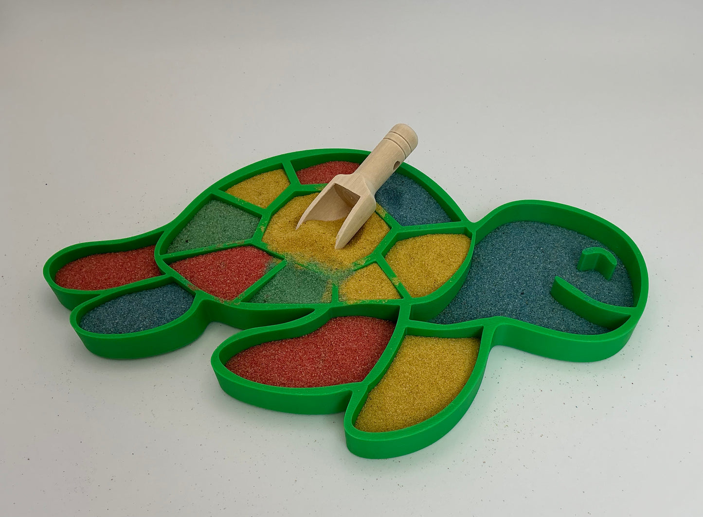 Large Sensory Filling Tray: Turtle