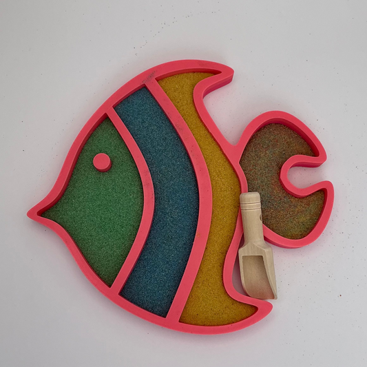 Large Sensory Filling tray: Fish